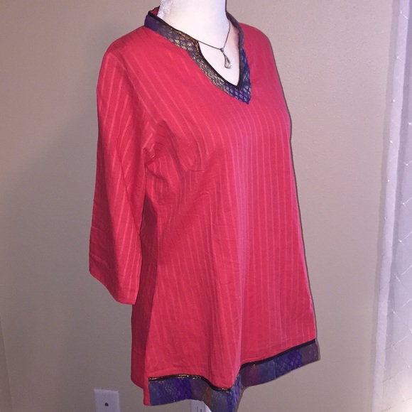 NWT, Cotton Cottage, women top, size M - Picture 2 of 5